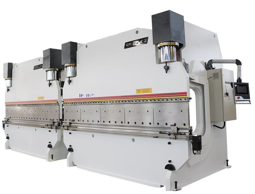 2xWE67K-400T4000 CNC Press Brake in Tandem 2xWE67K-400T4000 CNC Press Brake in Tandem